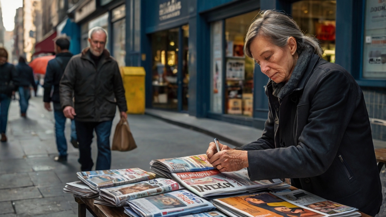 City skyline in Canada